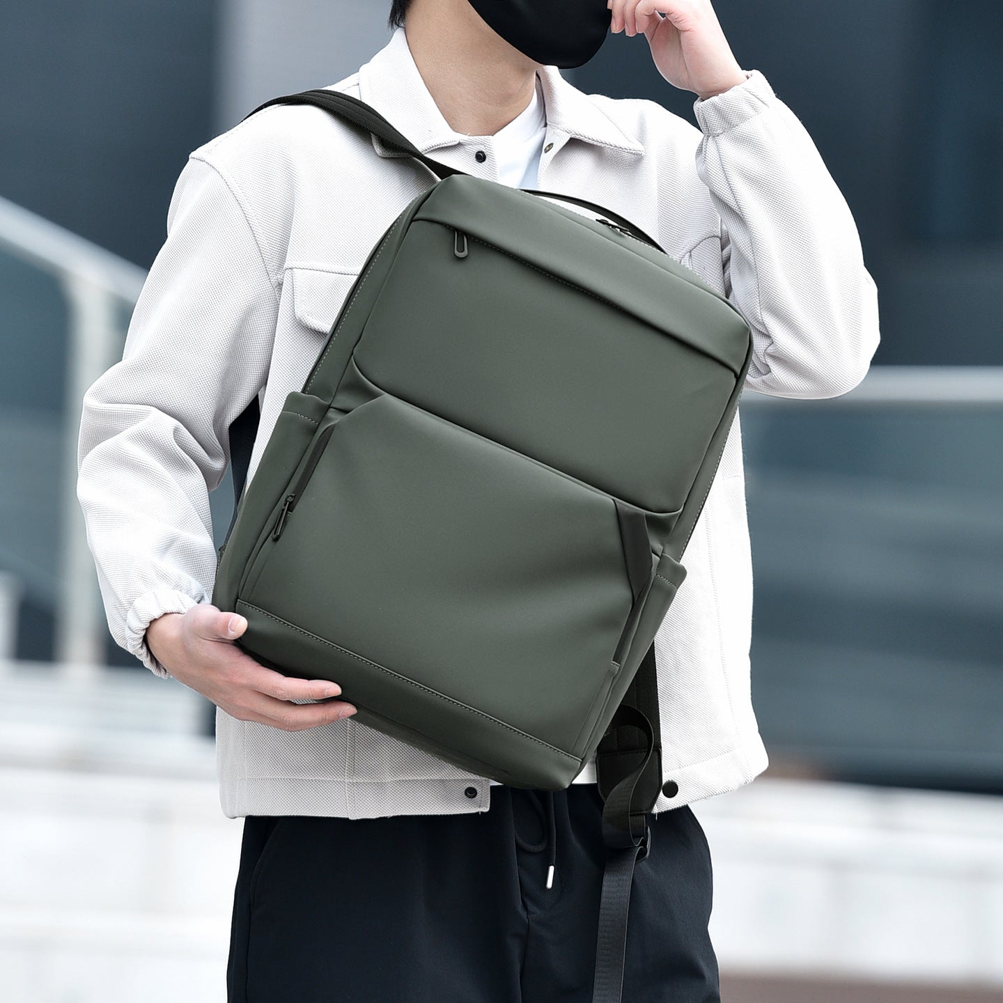 Elegante multifunktionale tech-bereite Rucksack Brehn