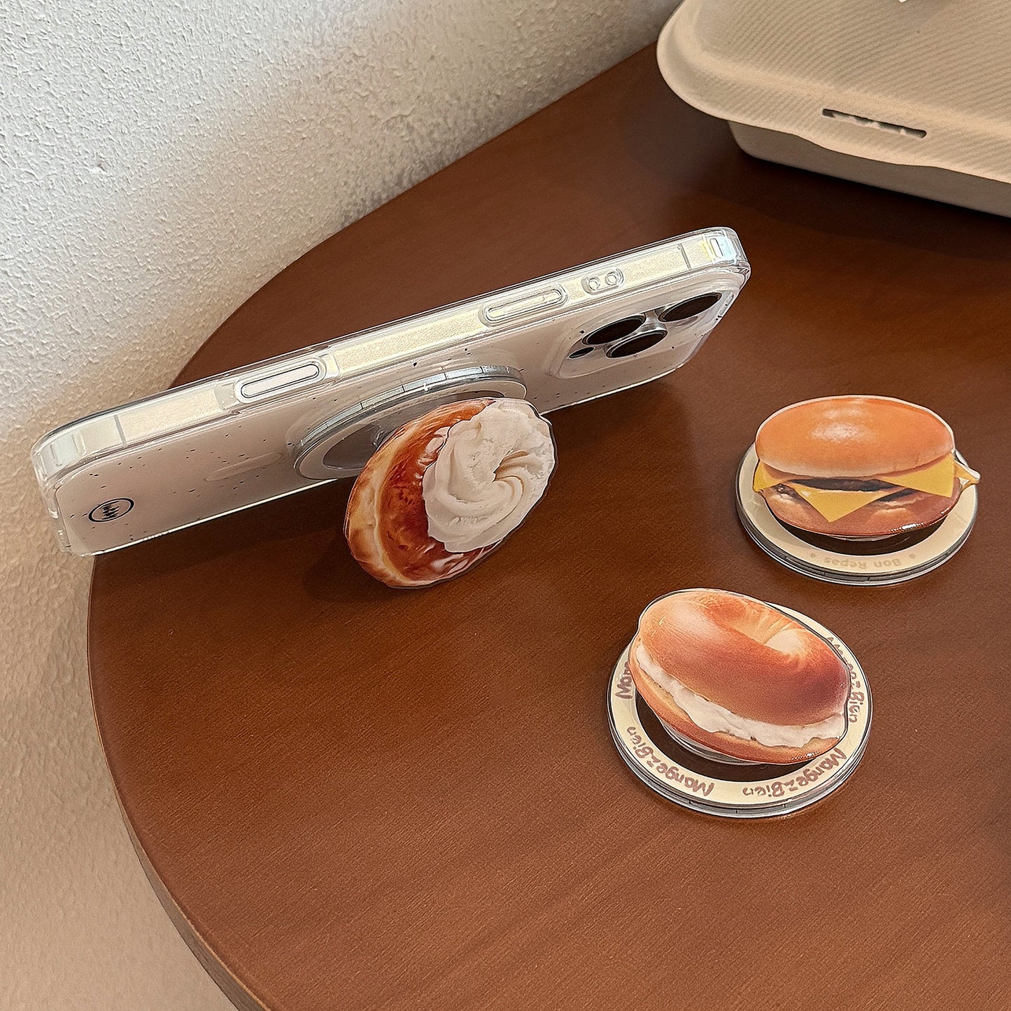 Origineller Untersetzer im Burgerdesign Brehn