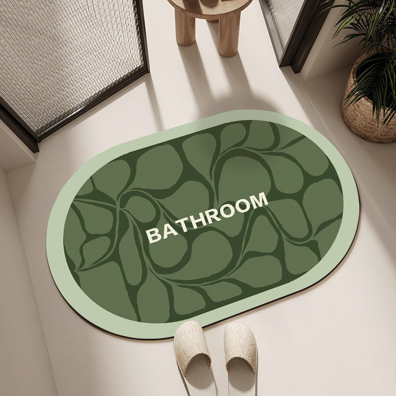 Dekorativer Floral Badezimmermatte Brehn