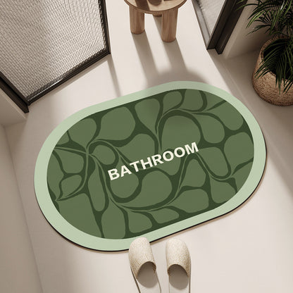 Dekorativer Floral Badezimmermatte Brehn