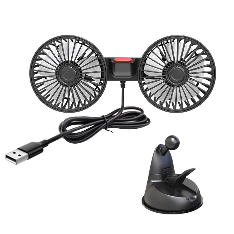 Damen USB Doppel-Lüfter mit Halterung Brehn