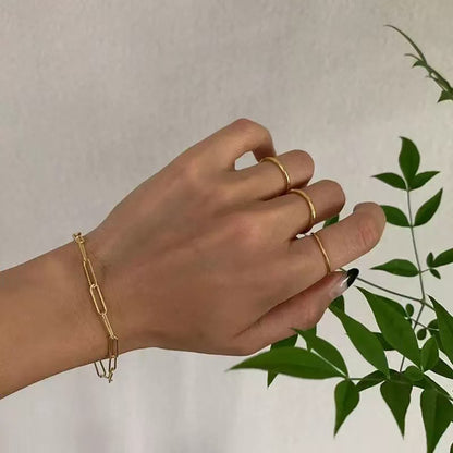 Minimalistische Gliederkettenarmband Brehn