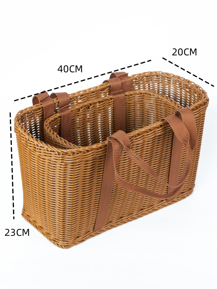 Handgewebter Picknick Aufbewahrungskorb Brehn