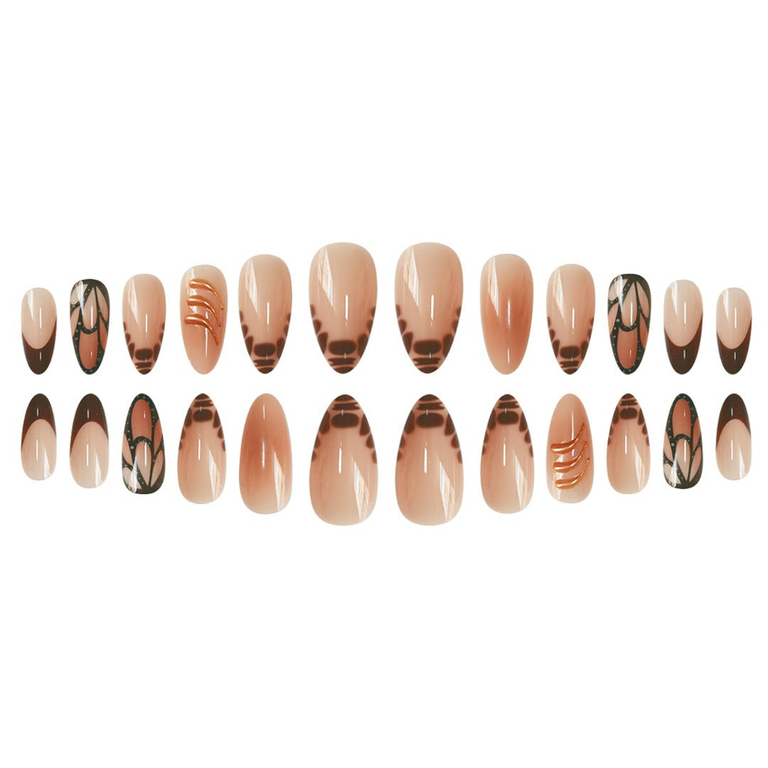 Designer Künstlerische Press-On Nagelverlängerungen Brehn