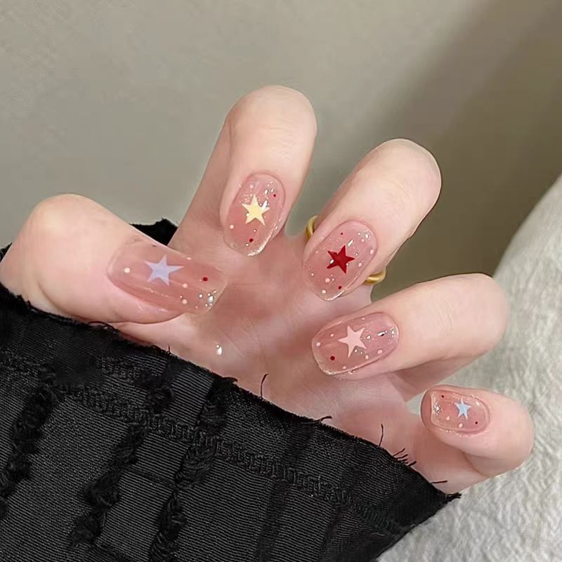 Verspielt Themen Press-On Nagelset Brehn