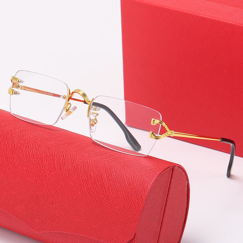 Damen modische Korrektionsbrille mit elegantem Metallrahmen und komfortablen Nasenpads Brehn