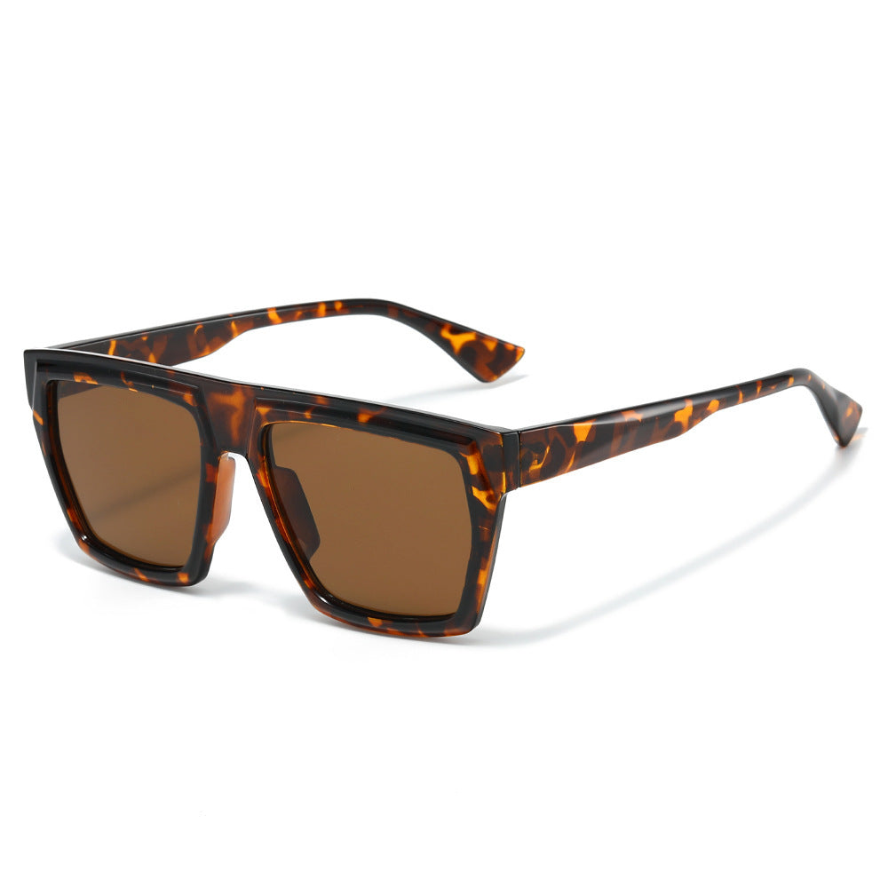 Chic Übergroße Geometrische Rahmen Sonnenbrille Brehn