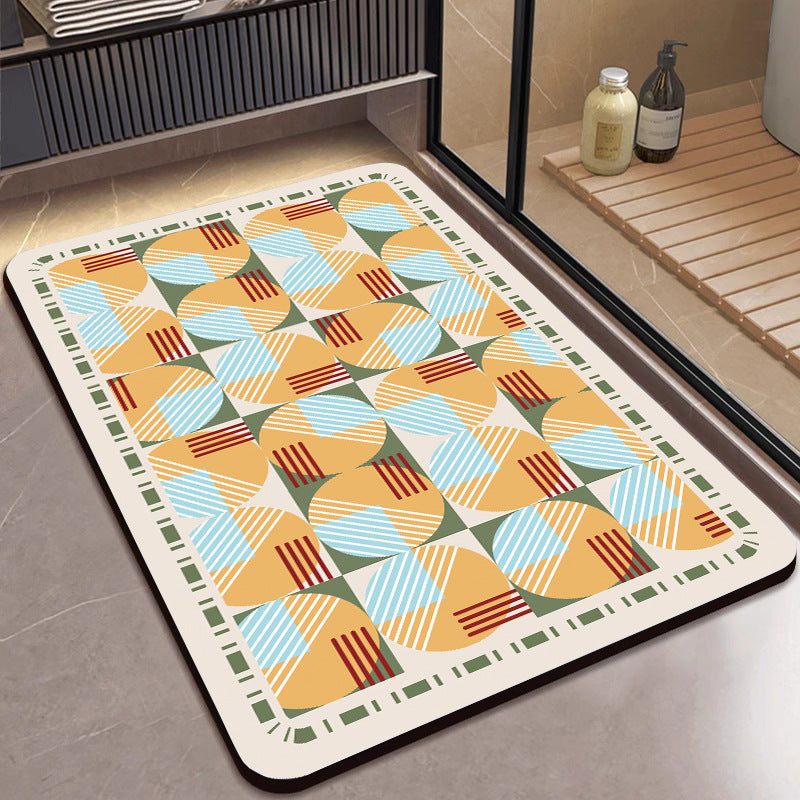 Geometrisch gemusterter Teppich Brehn