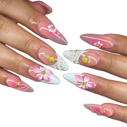 Blumen-Design Acryl-Nagelverstärkungen Brehn