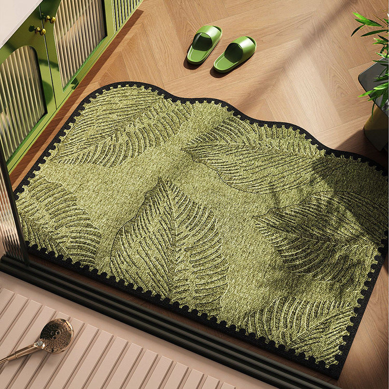 Blattmuster Memory Foam Badmatte Brehn