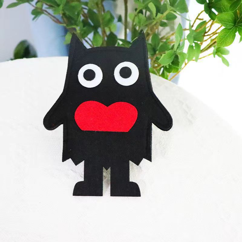 Fun Filz Emoticon Charaktere Brehn