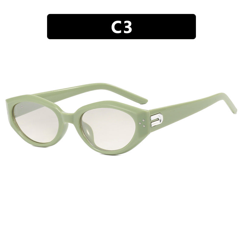 Damen Cat-Eye Sonnenbrille mit elegantem Kunststoffrahmen Brehn
