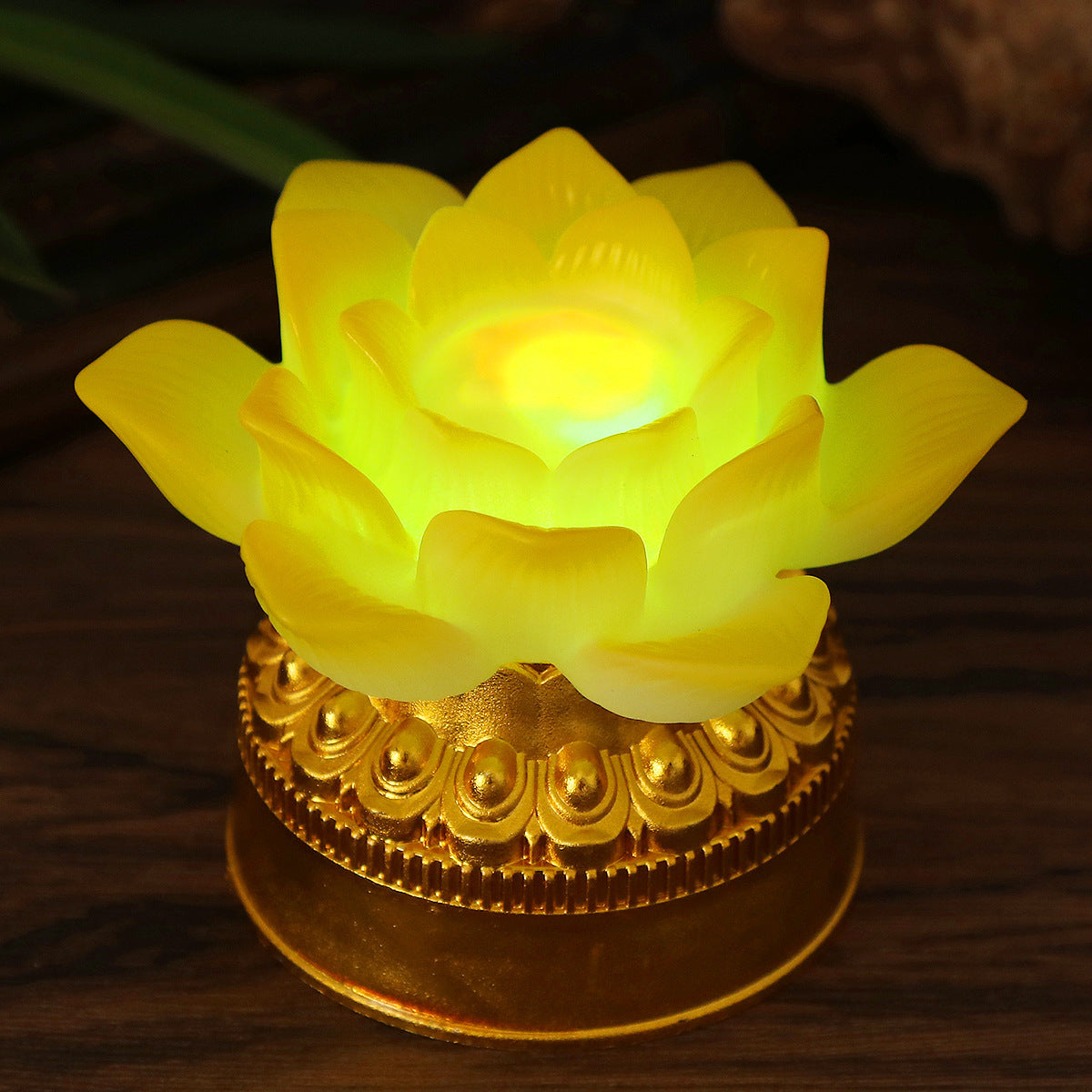 LED Lotusblüten Tischlampe
