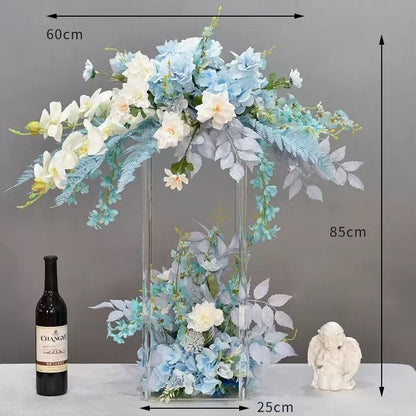 Elegante Blumenzentrale Vase