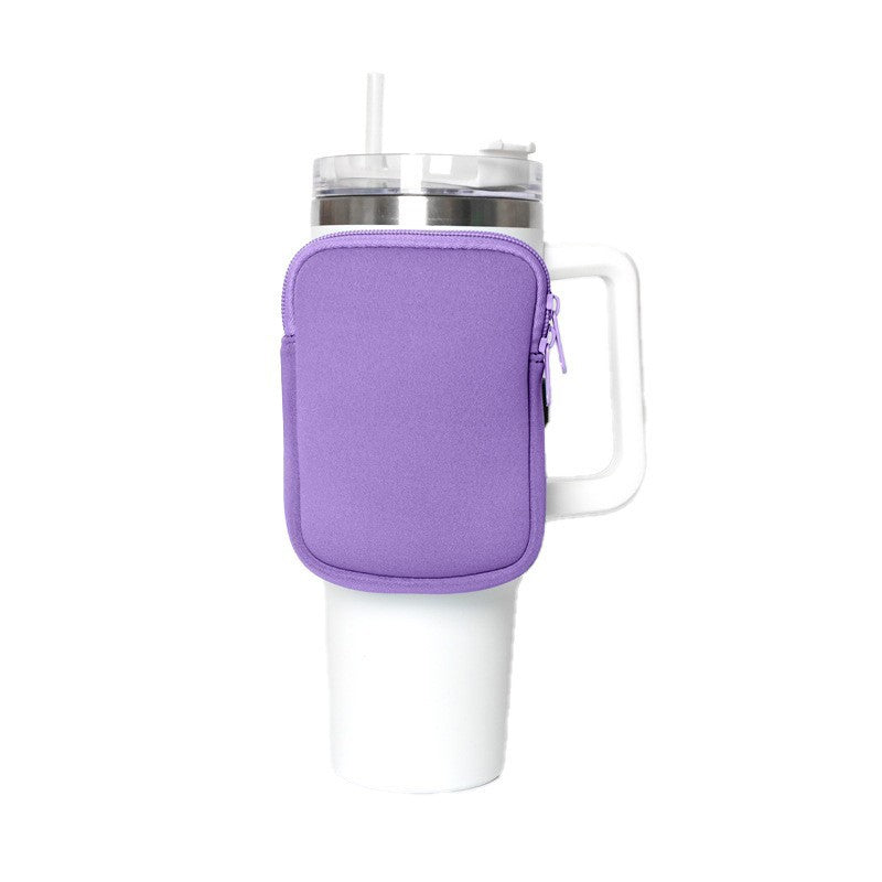 Unisex Getränkehalter mit praktischer Tasche Brehn