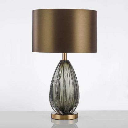 Elegante Glas Akzent Tischlampe