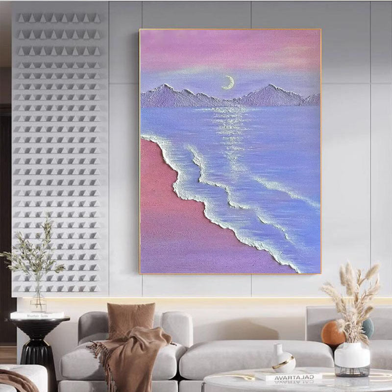 Entspannendes Küstenlandschaft Leinwandkunst