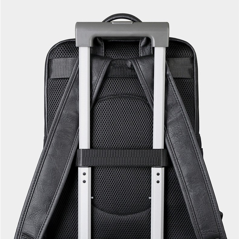 Rucksack Aus Hochwertigem Kunstleder mit Viel Stauraum und Ergonomischem Design Brehn