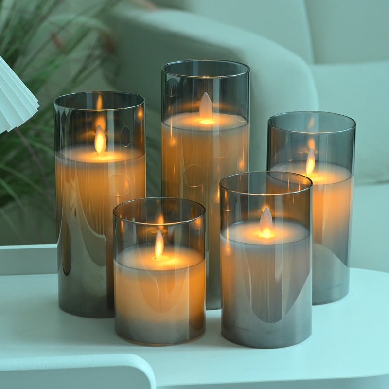 LED Stumpenkerzen mit Realistischer Flamme