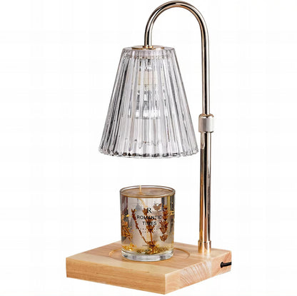 Vintage-inspirierte Glas-Tischlampe