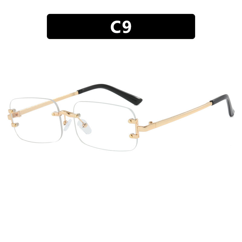 Damen quadratische Sonnenbrille mit hochwertigem Metallrahmen Brehn