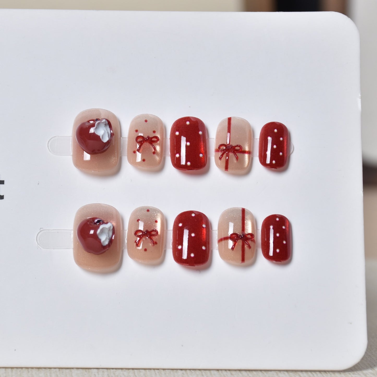 Premium ozean-inspirierte Press-On Nagelerweiterungen Brehn