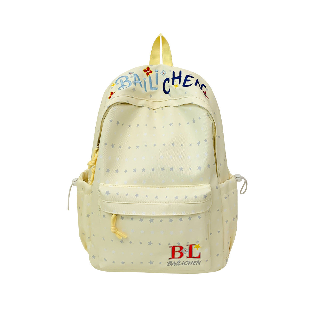 Stylische mit Sternen verzierte Rucksack