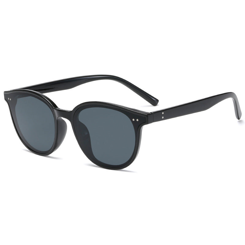 Damen runde Sonnenbrille mit stilvollem Design und UV-Schutz Brehn