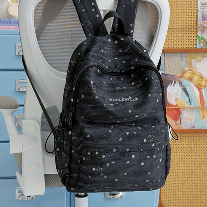 Stilvoller Herzmuster-Rucksack Brehn