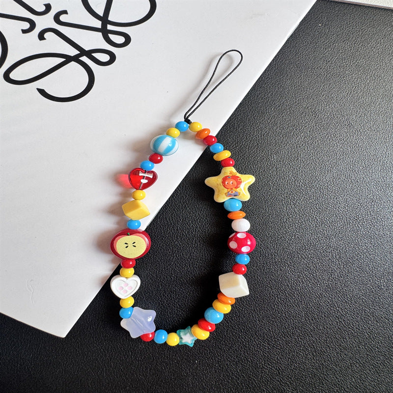 Funky Perlen Charm Lanyard Brehn