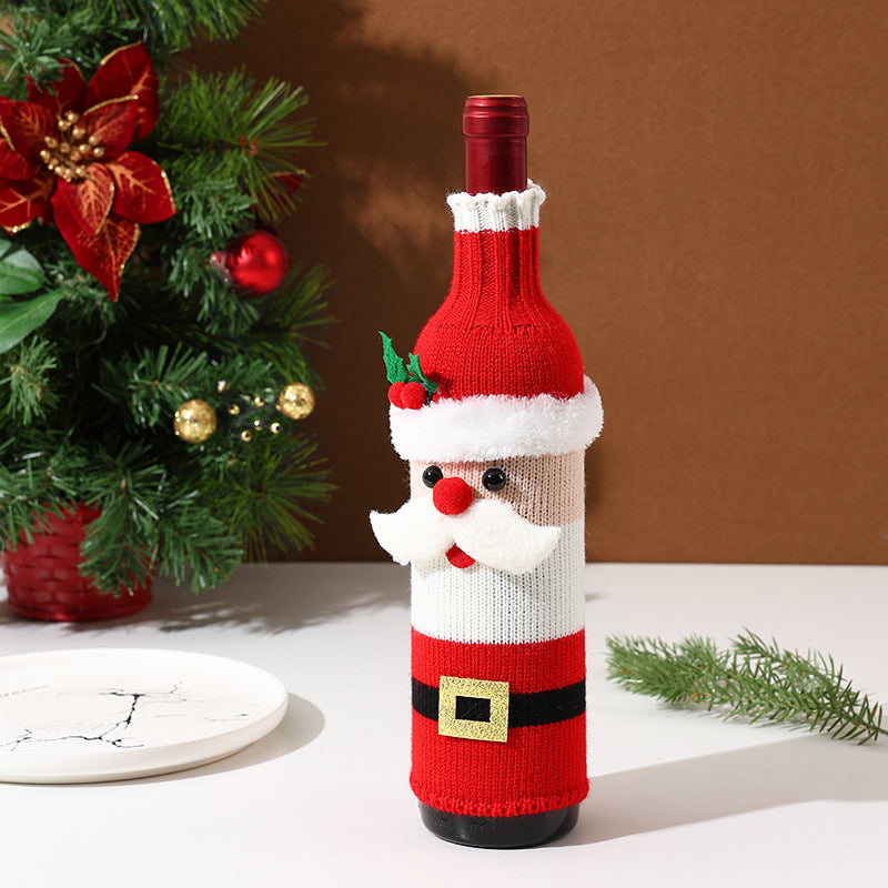 Weihnachtsgeschenk Weinflaschenhülle Brehn