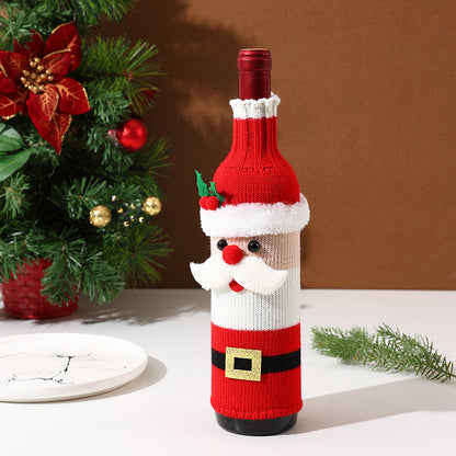 Weihnachtsgeschenk Weinflaschenhülle Brehn