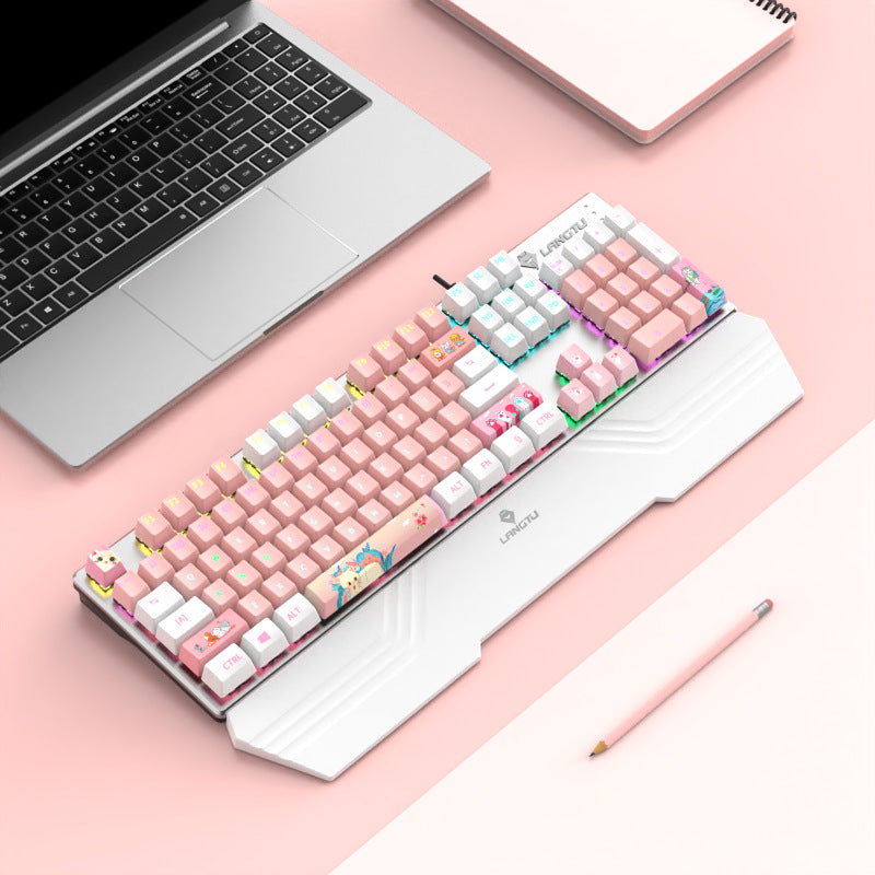 Ergonomische RGB Mechanische Gaming-Tastatur Brehn