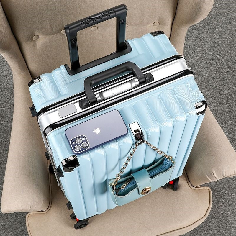 Hartschalen Trolley Mit Integriertem Usb-Ladeanschluss Und Multifunktionalem Stauraum Brehn