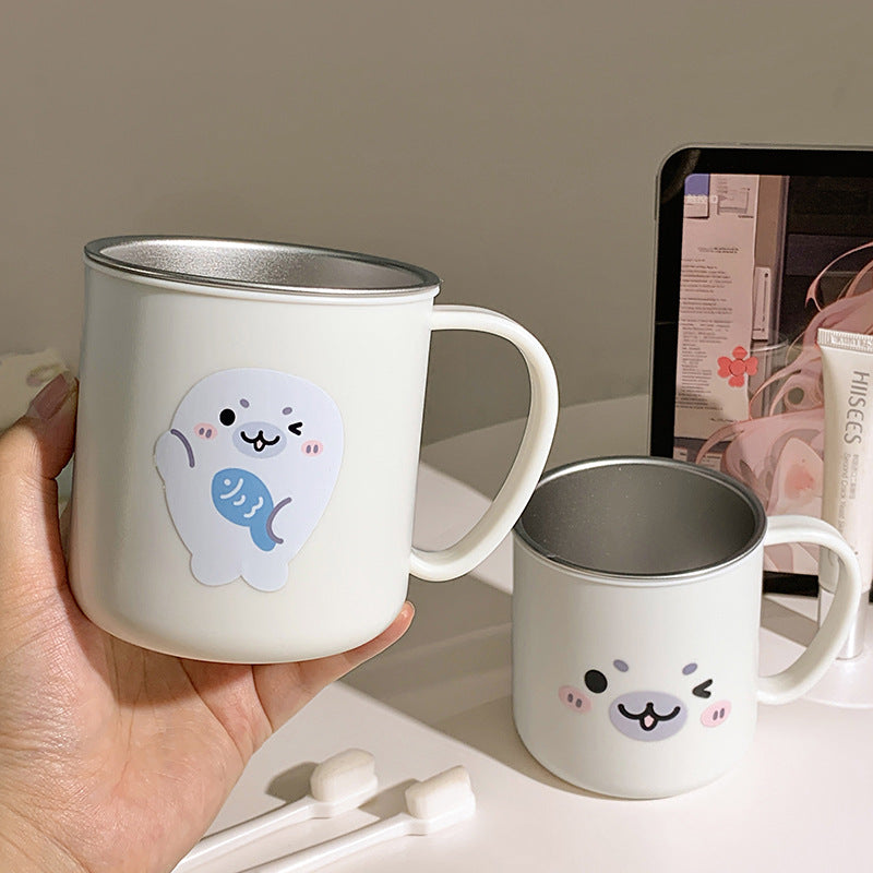Lustige Tasse mit Niedlichem Seehundmotiv Brehn