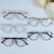 Damen Stylische Katzenaugen-Brille mit funkelndem Strassbesatz Brehn