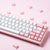 Benutzerdefinierte pinke Keycap Mechanische Tastatur Brehn