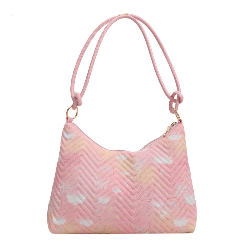 Gepolsterte Hobo-Tasche
