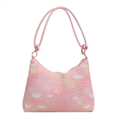 Gepolsterte Hobo-Tasche