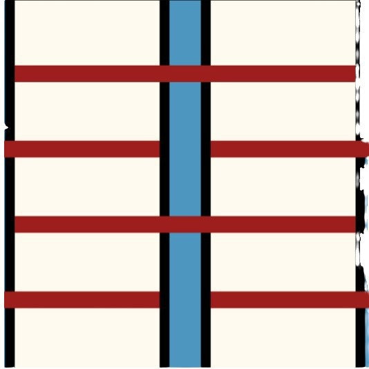 Modern Geometrisches Muster Brehn