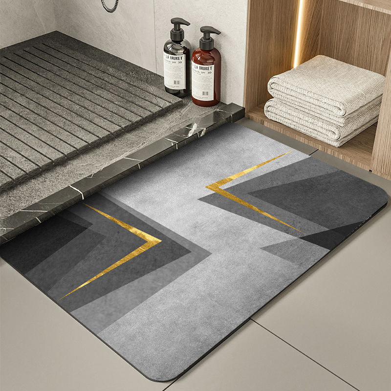Modern Geometrische Badematte Brehn