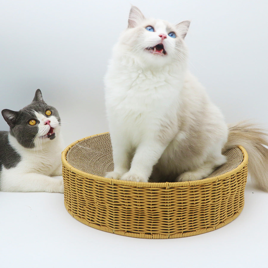 Rundes Kratzbrett für Katzen Brehn