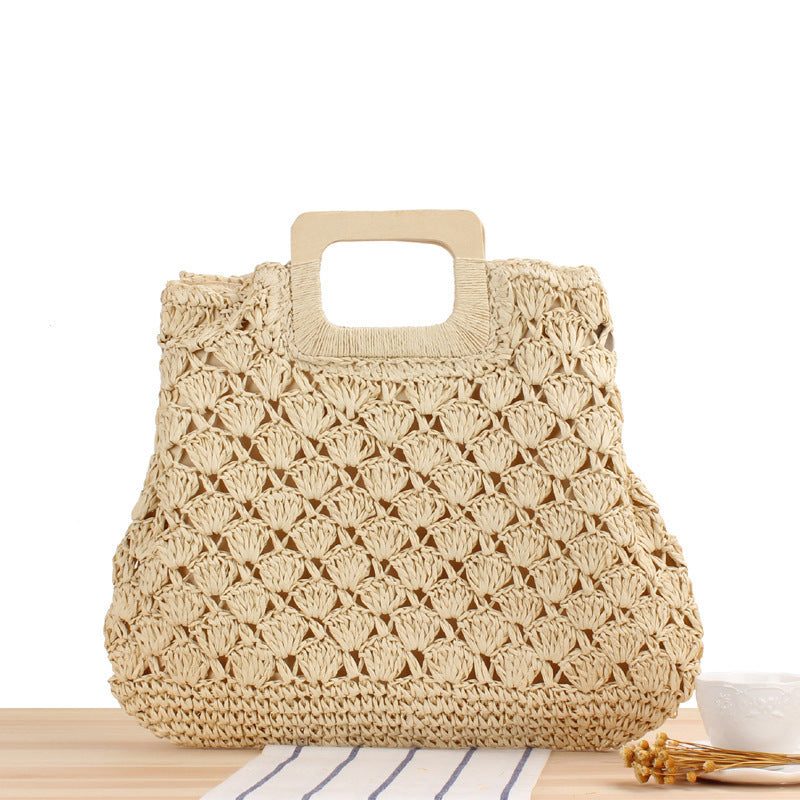 Handtasche Aus Hochwertigem Geflochtenem Material Brehn