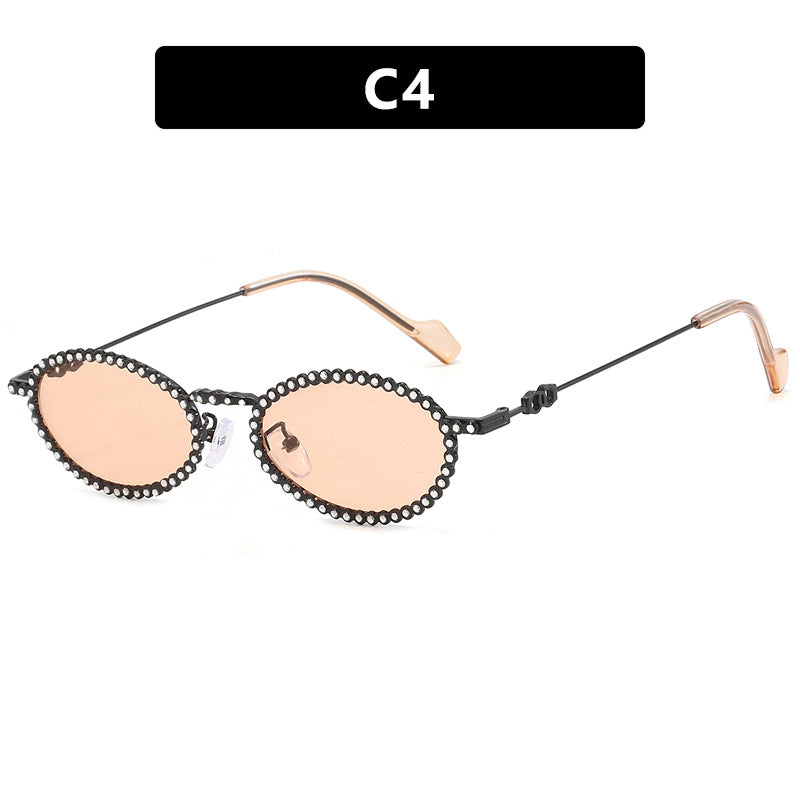 Damen extravagante Sonnenbrille mit originellem Rahmen und modernen Gläsern Brehn