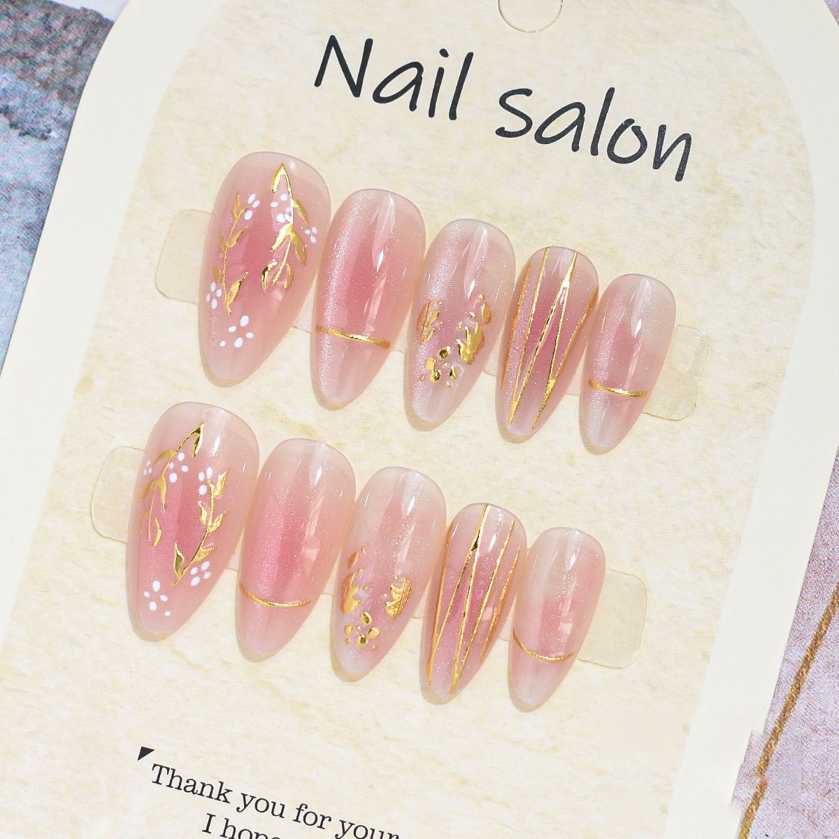 Vielseitiges Press-On Nagelkunst Set Brehn