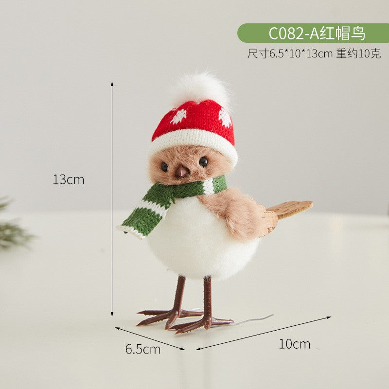 Dekorative Wintervogel-Figurine