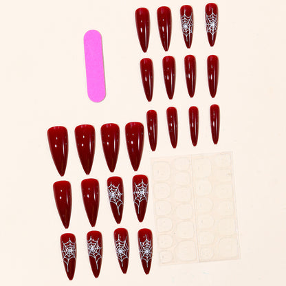 Halloween-Themen Stiletto Nagelkunst Extensions Brehn