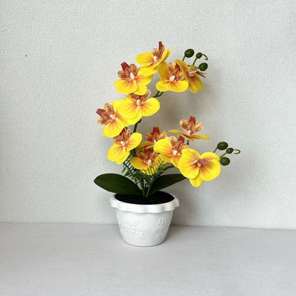 Elegante Künstliche Orchideen Blumenarrangement für die Innendekoration Zuhause