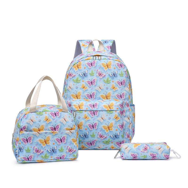 Set Aus Rucksack, Lunchtasche und Federmäppchen Brehn