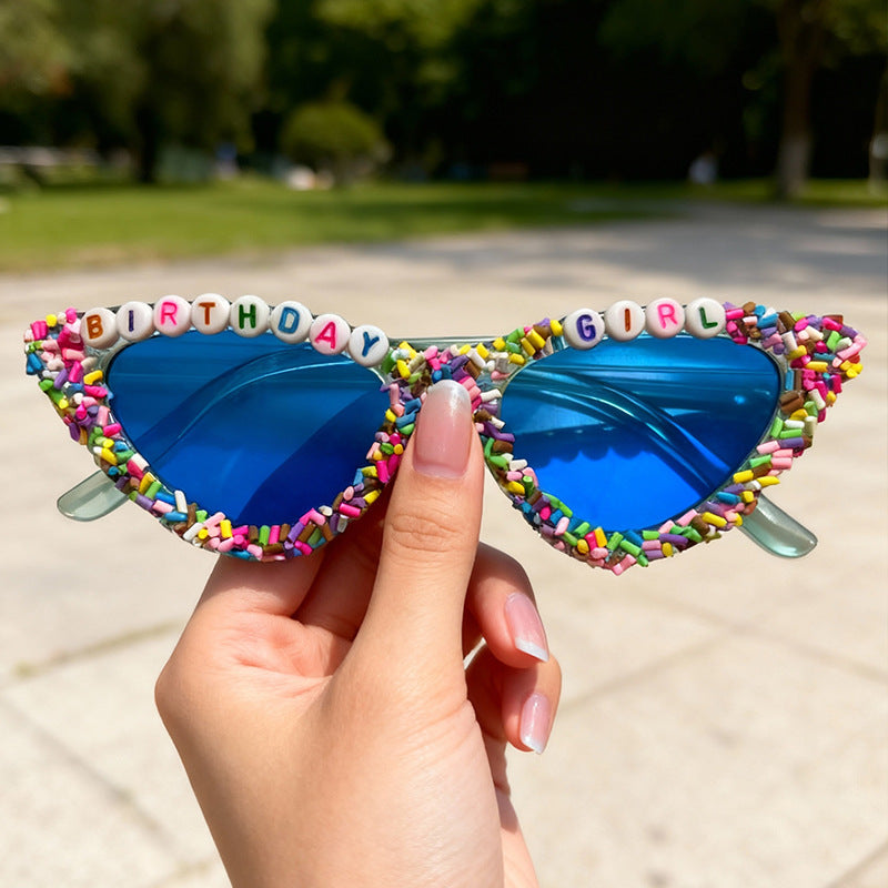 Spaß-Themen Katzenaugen Sonnenbrille Brehn